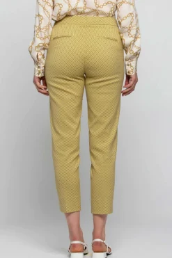 Pantalone con Fantasia / Giallo Donna Pantaloni