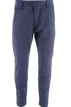 Best Pantalone con Fantasia Modello Montecarlo / Blu Uomo Pantaloni