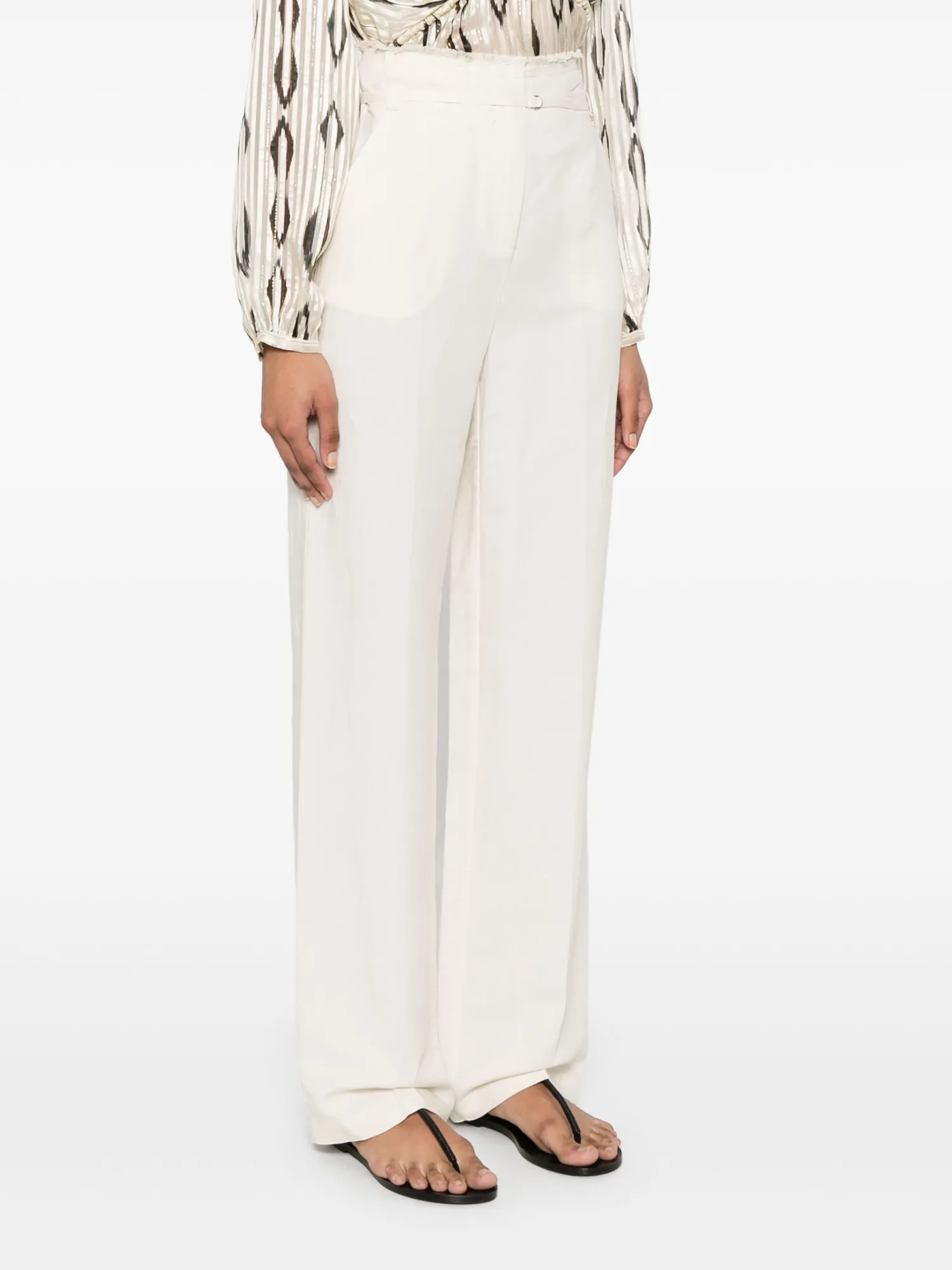 Discount Pantalone con Orlo Sfrangiato / Donna Pantaloni