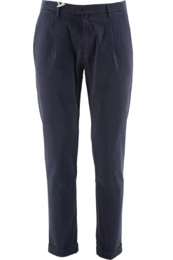 Outlet Pantalone con Pence / Blu Uomo Pantaloni
