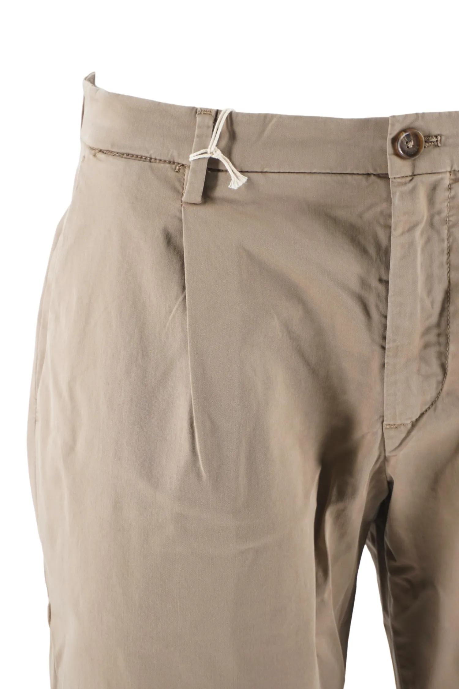 Hot Pantalone con Pinces Slim Fit / Uomo Pantaloni