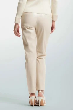 Discount Pantalone con Tasche Laterali / Beige Donna Pantaloni