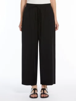 Discount Pantalone Crop in Jersey / Donna Pantaloni