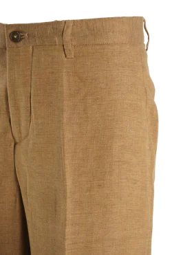 Pantalone da Donna in Lino / Beige Donna Pantaloni