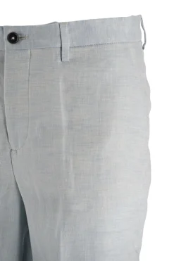New Pantalone da Donna in Lino / Celeste Donna Pantaloni