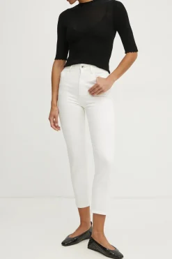 Sale Pantalone Denim Vita Alta / Donna Pantaloni