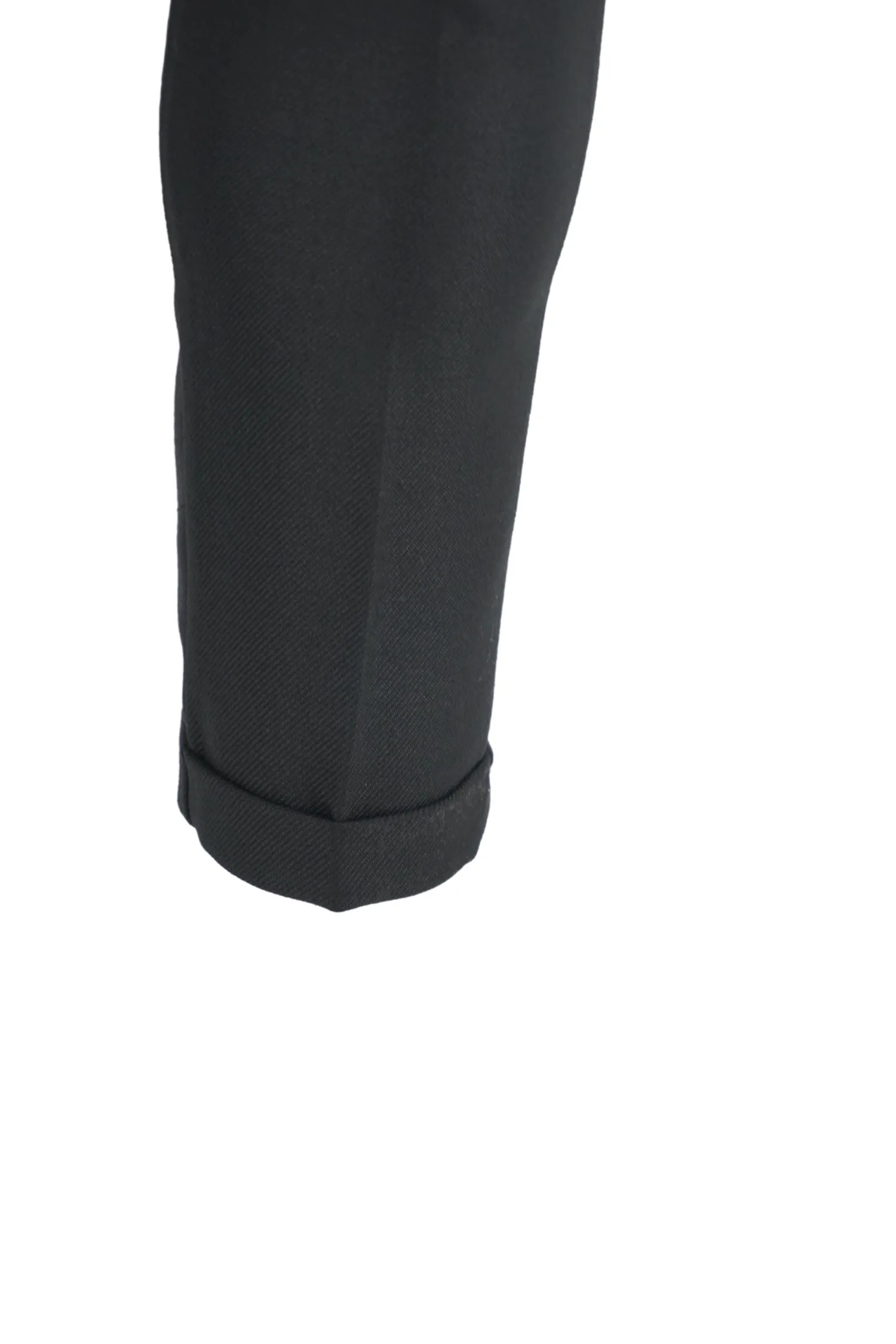 Outlet Pantalone Effetto Lana con Mezzo Elastico in Vita / Uomo Pantaloni