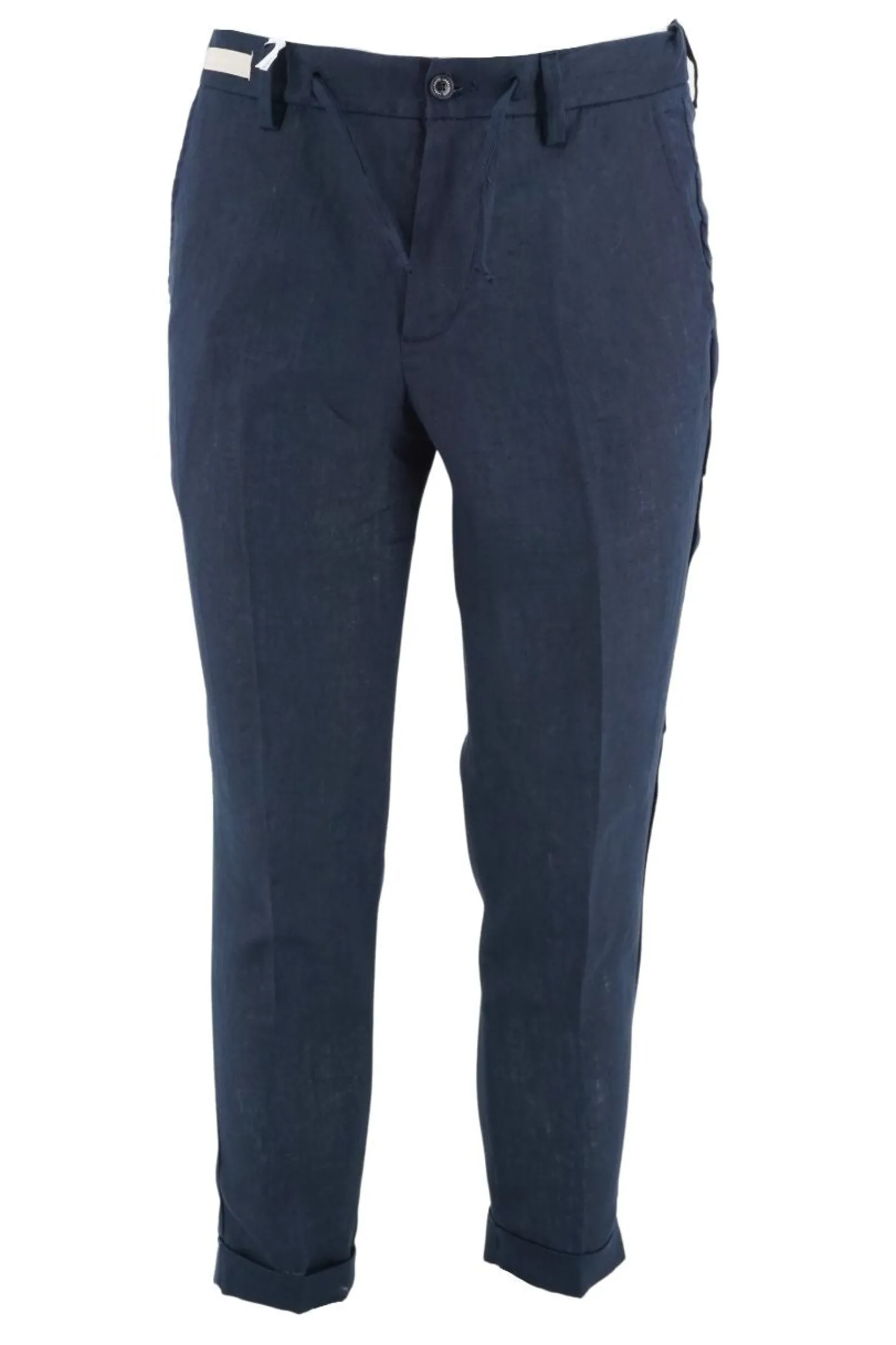 Online Pantalone Effetto Lino con Coulisse / Uomo Pantaloni