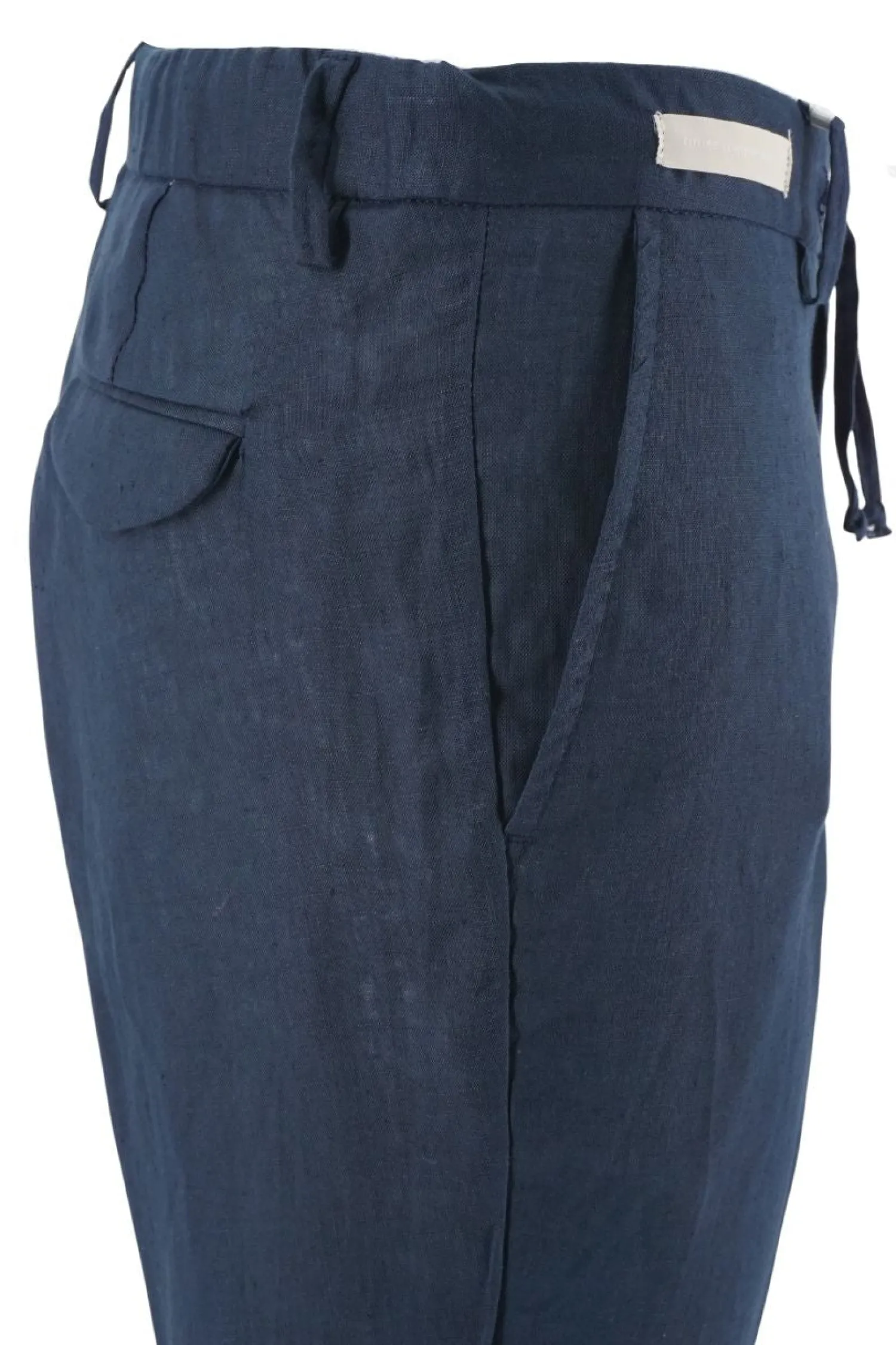 Online Pantalone Effetto Lino con Coulisse / Uomo Pantaloni