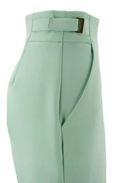Outlet Pantalone Elegante a Vita Alta / Donna Pantaloni