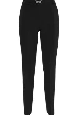 Outlet Pantalone Elegante con Cintura e Fibbia / Donna Pantaloni