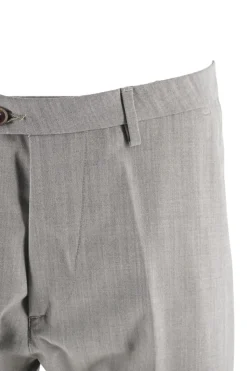 Pantalone Elegante Modello Montecarlo / Grigio Uomo Pantaloni