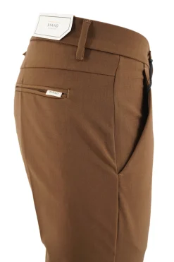 Clearance Pantalone Elegante Modello Montecarlo / Marrone Uomo Pantaloni