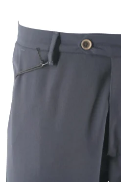 Discount Pantalone Elegante Modello Montecarlo / Blu Uomo Pantaloni
