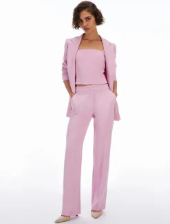 Outlet Pantalone Flare Fit in Cady / Donna Pantaloni