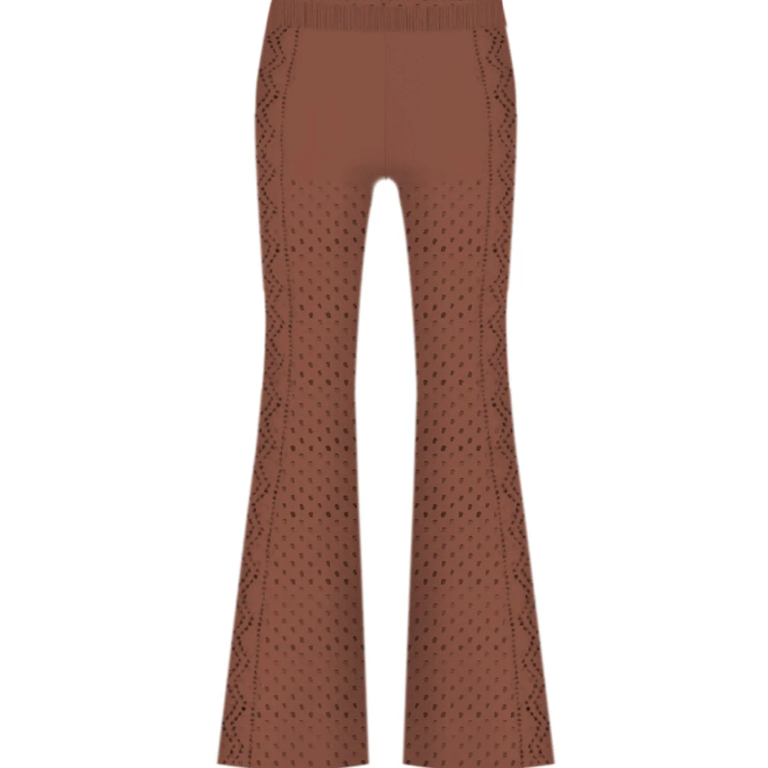 Pantalone Flare in Crochet / Donna Pantaloni