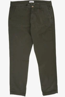 New Pantalone in Cotone Armaturato Regular Fit / Uomo Pantaloni
