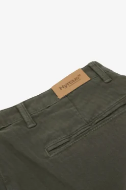 New Pantalone in Cotone Armaturato Regular Fit / Uomo Pantaloni