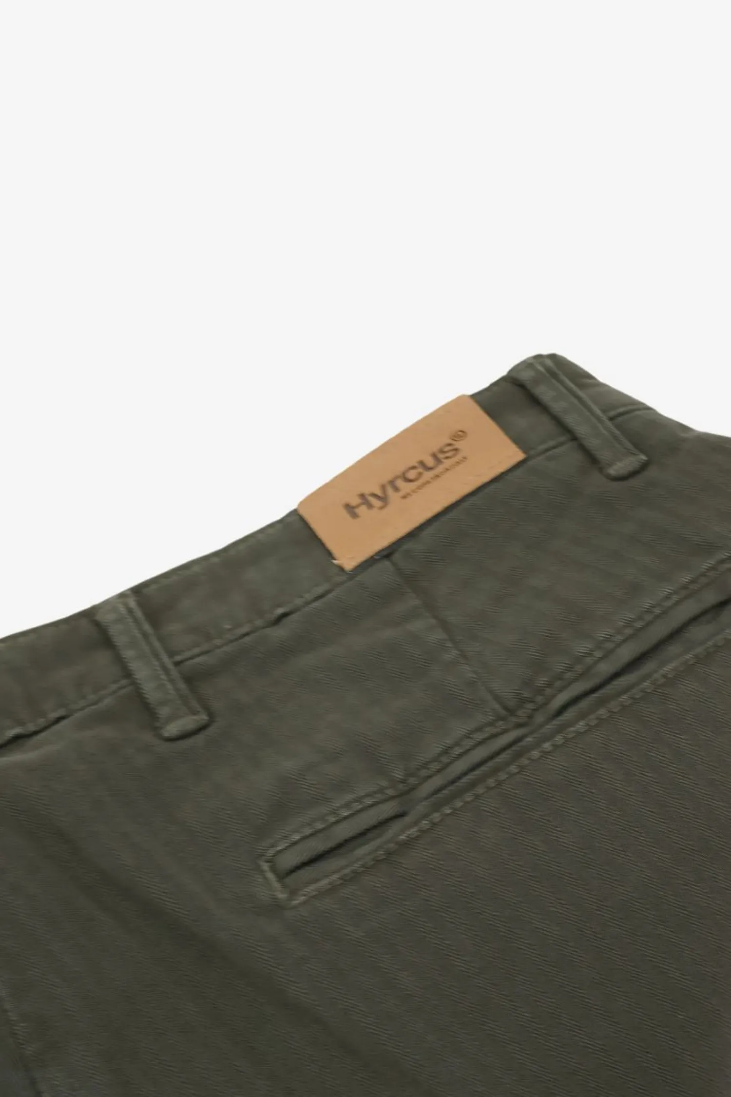 New Pantalone in Cotone Armaturato Regular Fit / Uomo Pantaloni