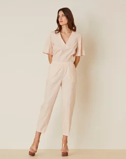 Sale Pantalone in Cotone con Elastico in Vita / Donna Pantaloni