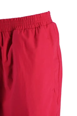 Best Pantalone in Cotone con Elastico in Vita / Fucsia Donna Pantaloni