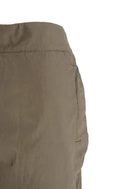 New Pantalone in Cotone con Mezzo Elastico in Vita / Donna Pantaloni