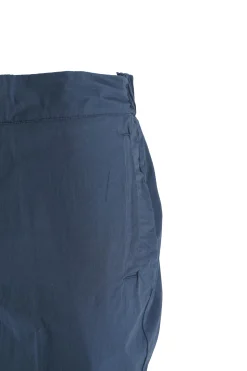 Online Pantalone in Cotone con Mezzo Elastico in Vita / Donna Pantaloni