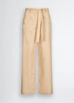 Online Pantalone in Cotone Popeline / Donna Pantaloni