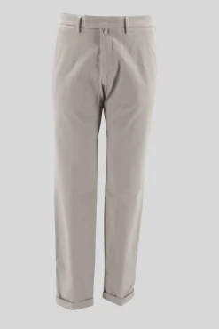 Outlet Pantalone in Cotone Tramato / Uomo Pantaloni