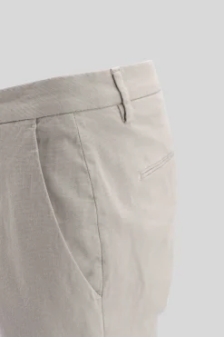 Outlet Pantalone in Cotone Tramato / Uomo Pantaloni