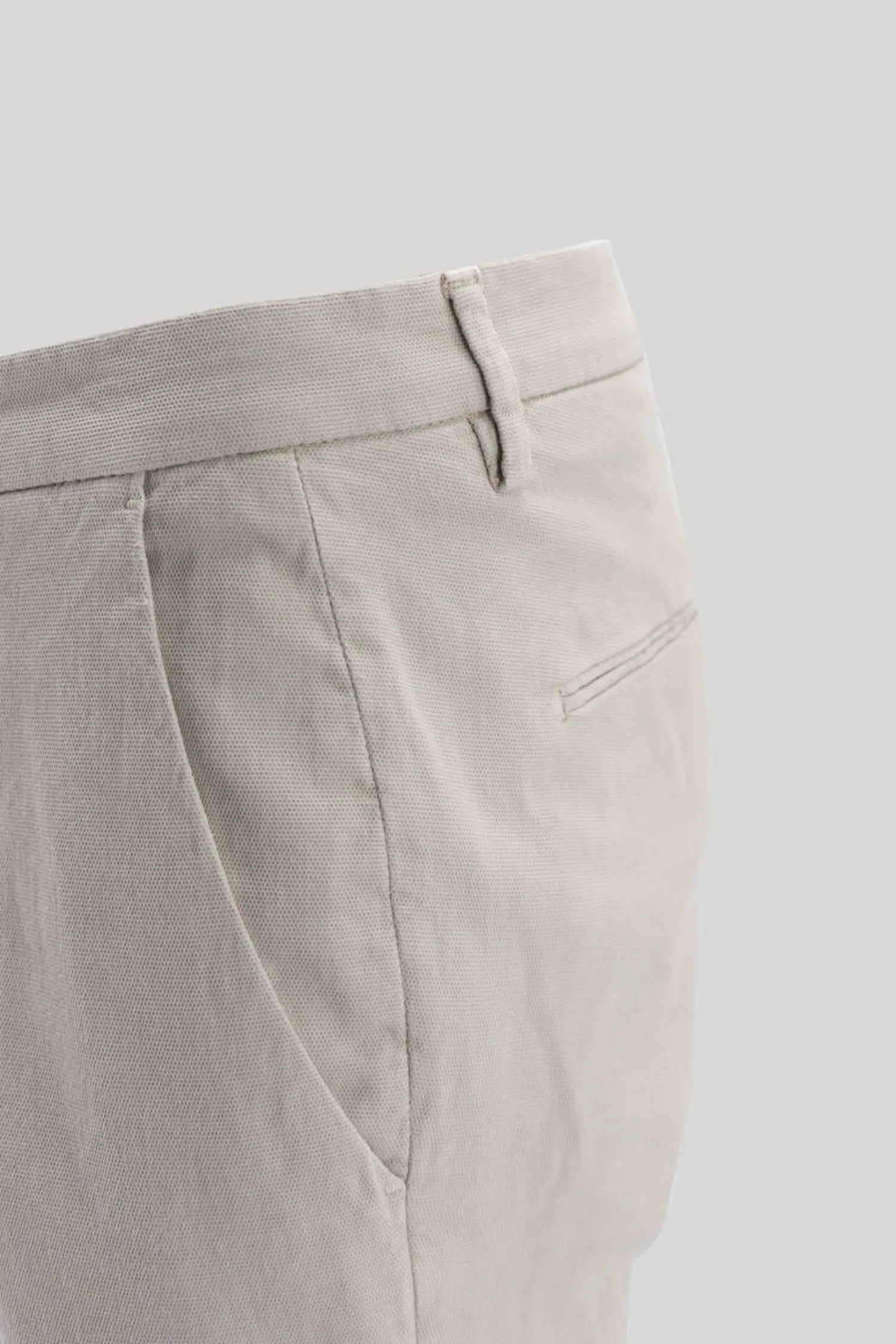 Outlet Pantalone in Cotone Tramato / Uomo Pantaloni