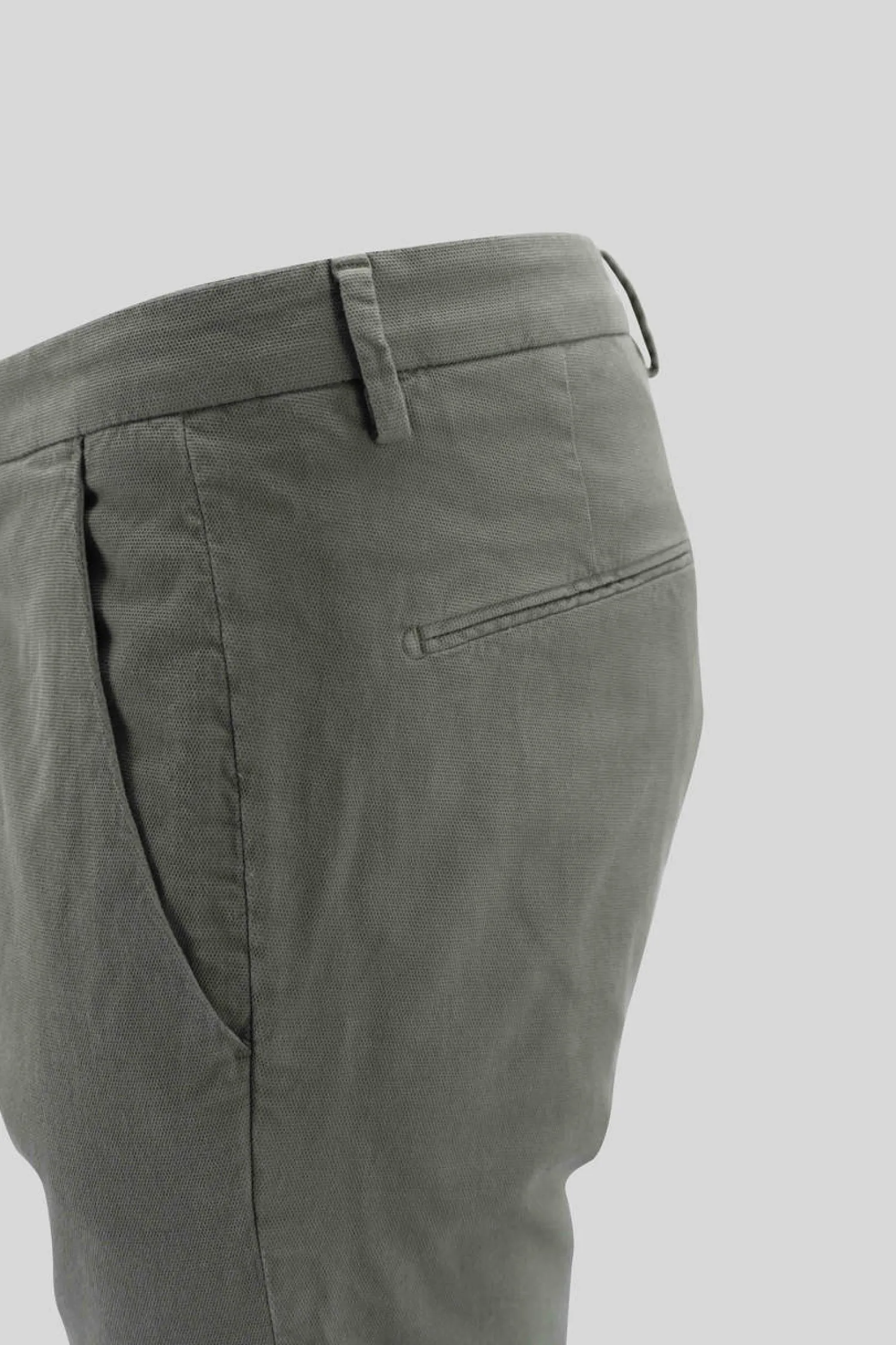 Online Pantalone in Cotone Tramato / Uomo Pantaloni