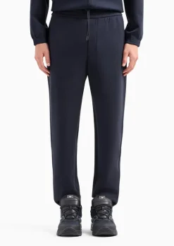Pantalone in Double Jersey di Cotone / Uomo Pantaloni