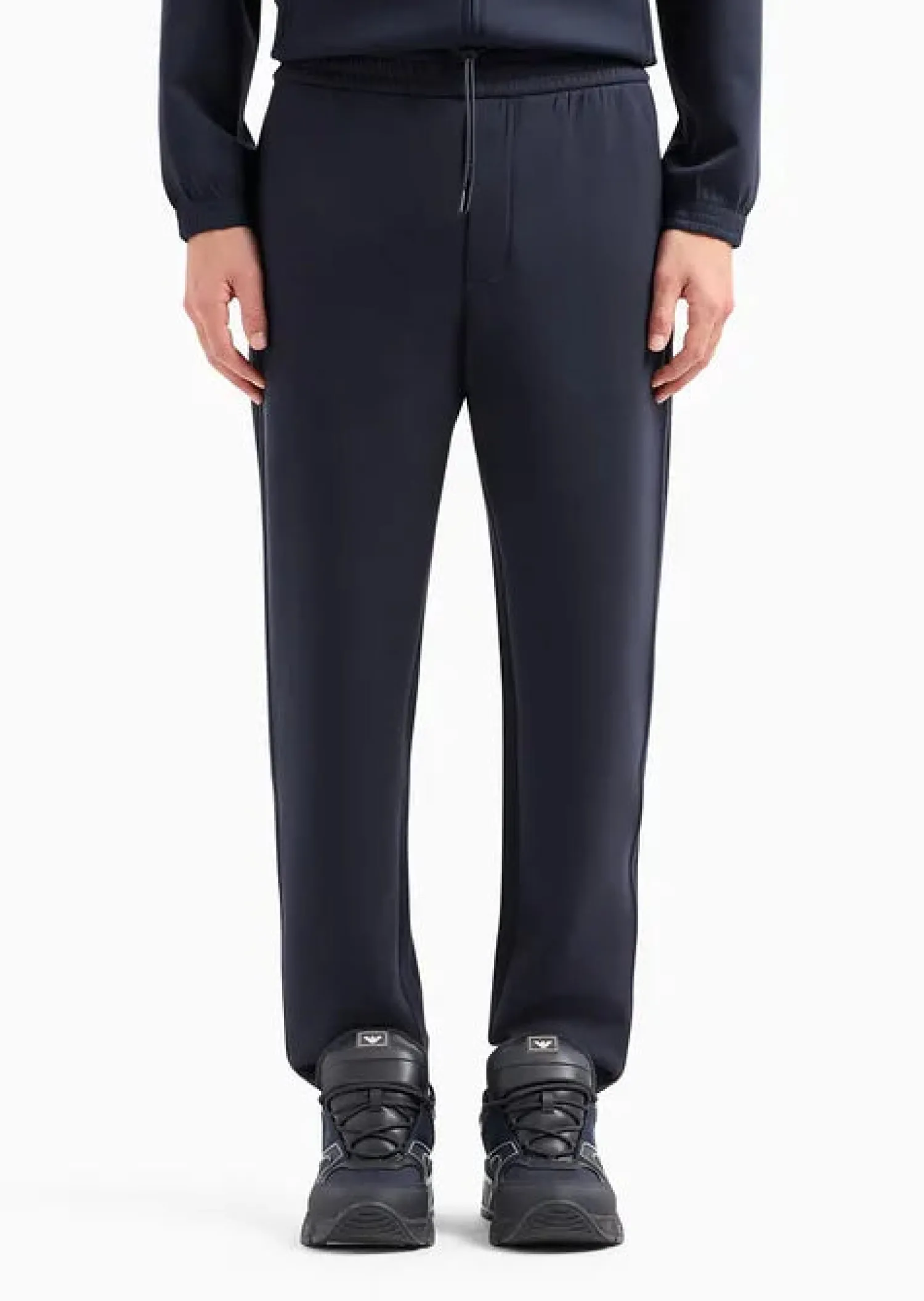Pantalone in Double Jersey di Cotone / Uomo Pantaloni