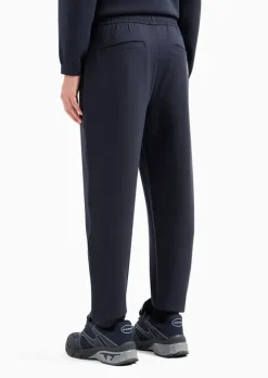 Pantalone in Double Jersey di Cotone / Uomo Pantaloni