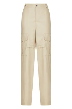 Discount Pantalone in Ecopelle con Tasconi / Donna Pantaloni