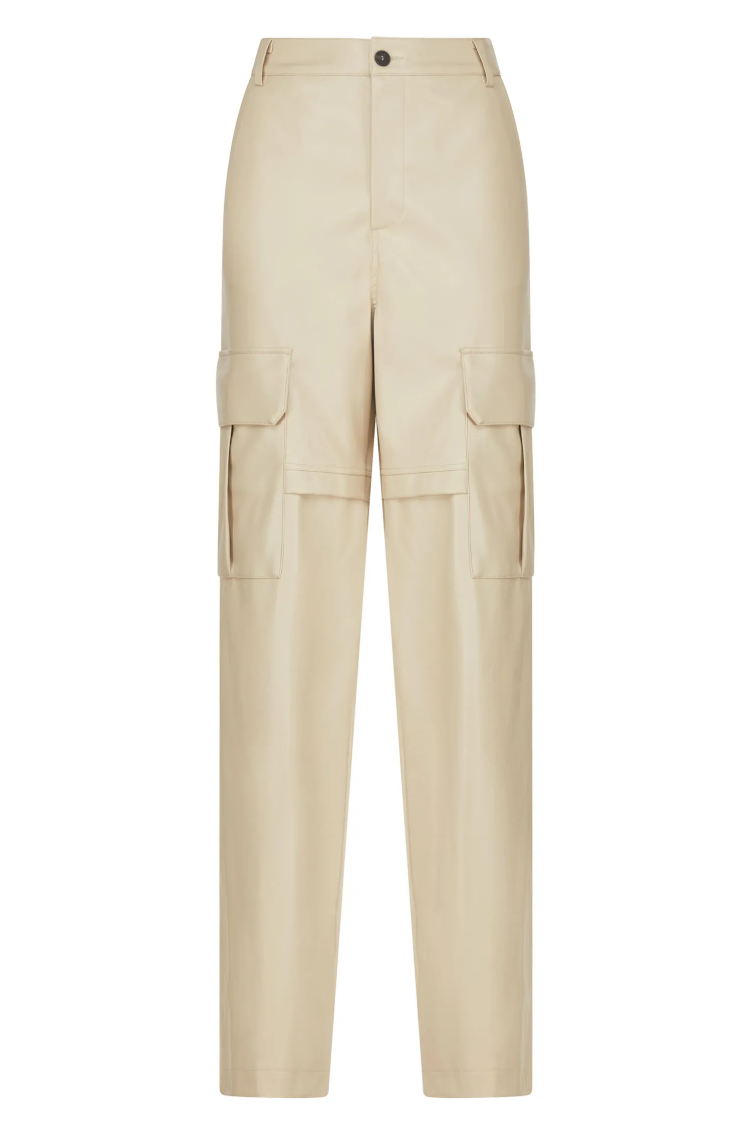 Discount Pantalone in Ecopelle con Tasconi / Donna Pantaloni