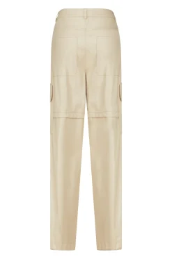Discount Pantalone in Ecopelle con Tasconi / Donna Pantaloni