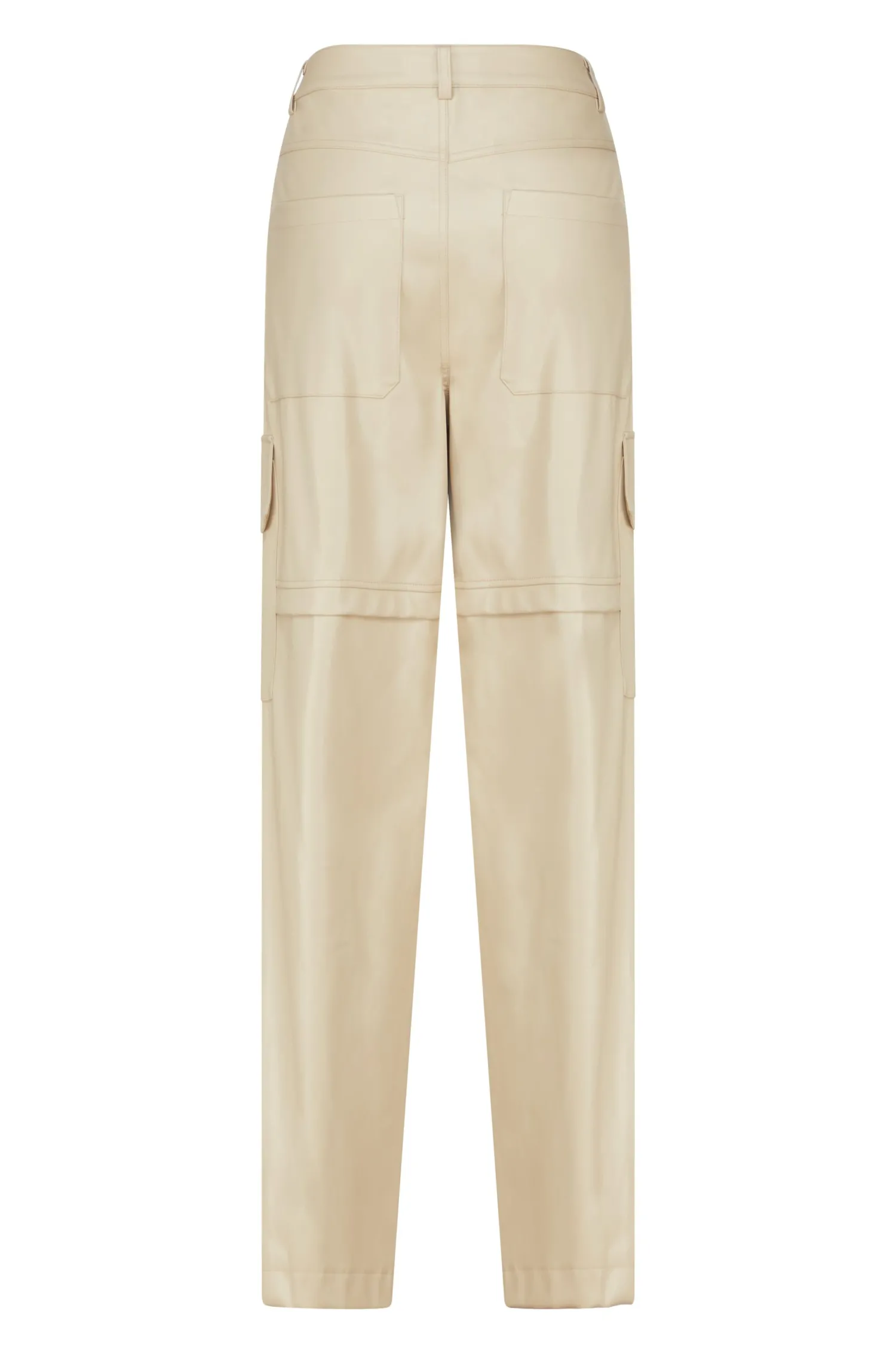 Discount Pantalone in Ecopelle con Tasconi / Donna Pantaloni