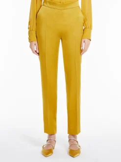 Online Pantalone in Enver Satin / Donna Pantaloni