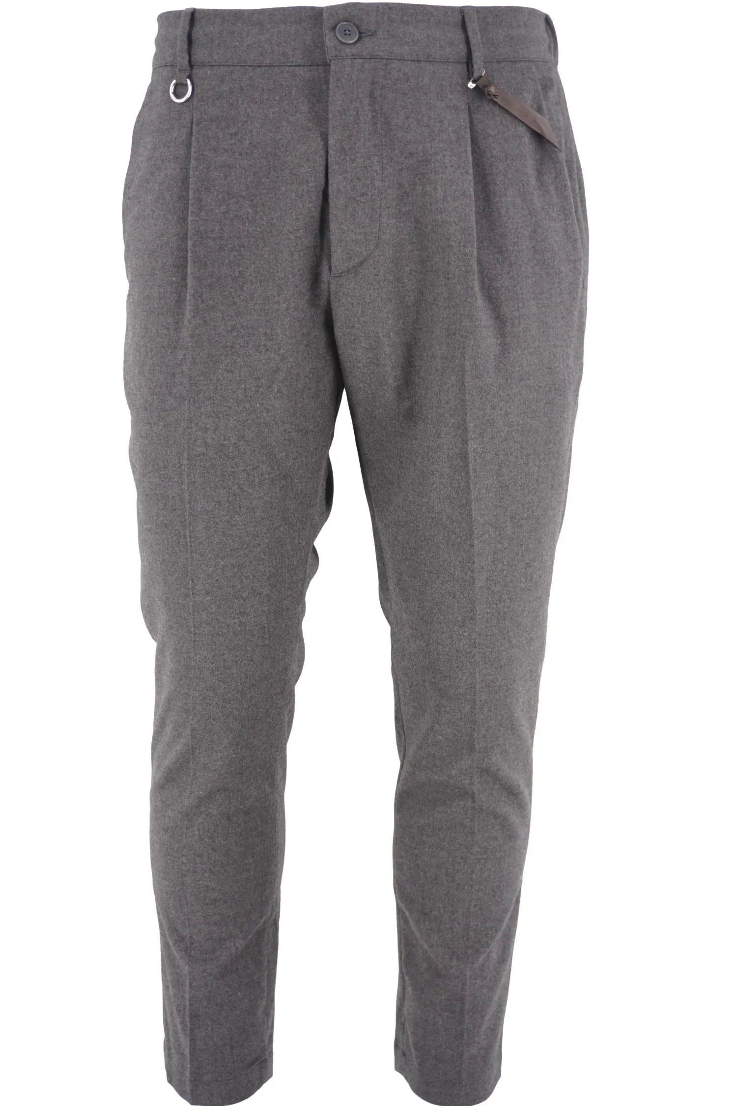 Clearance Pantalone in Flanella Modello Max / Uomo Pantaloni