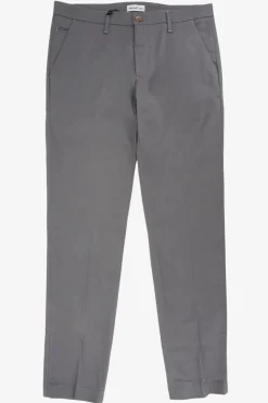 Outlet Pantalone in Gabardina di Cotone / Uomo Pantaloni