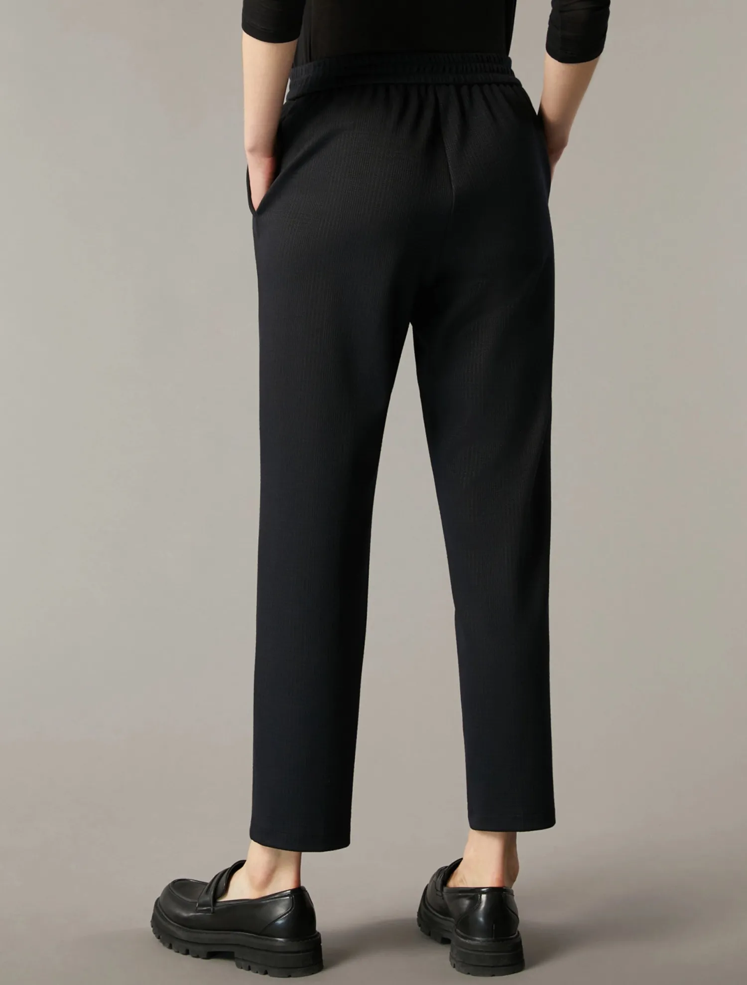 Hot Pantalone in Jersey Jacquard / Donna Pantaloni