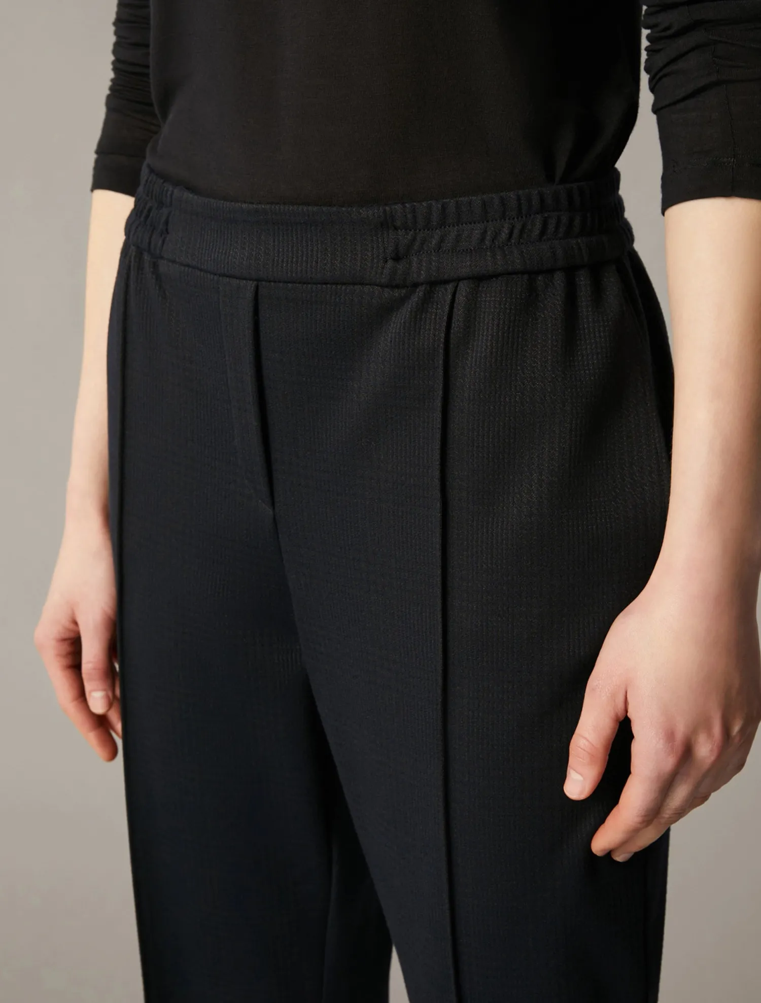 Hot Pantalone in Jersey Jacquard / Donna Pantaloni