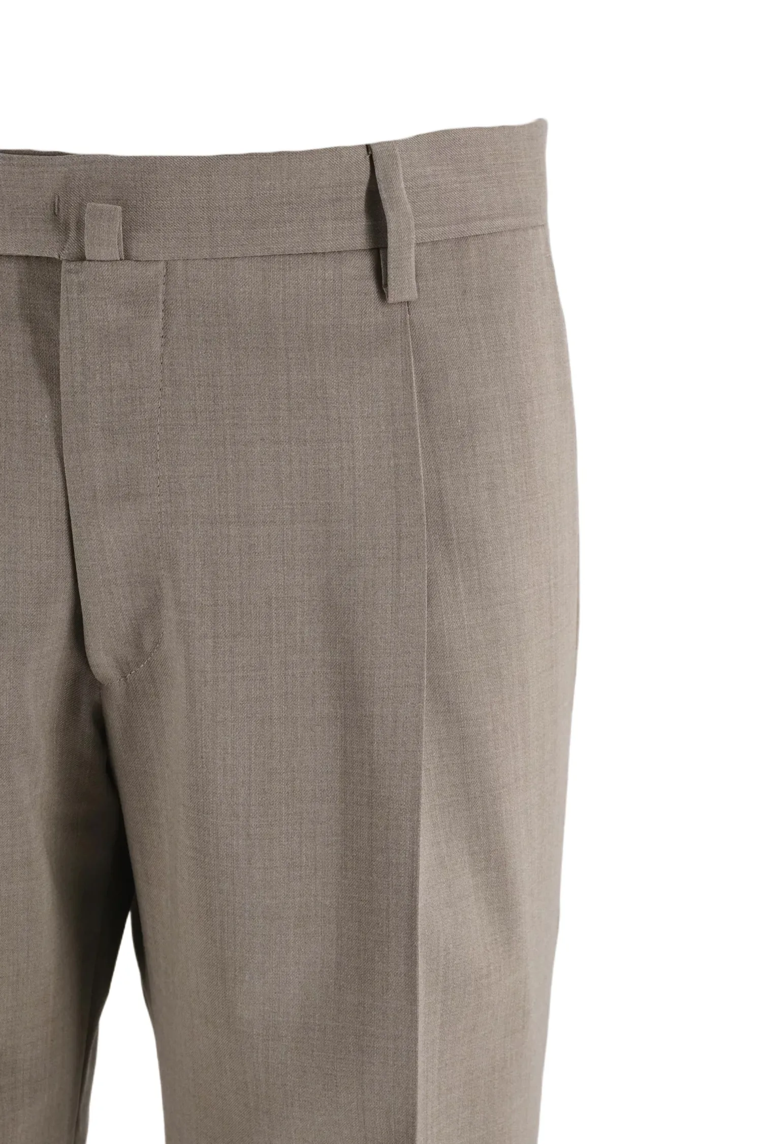 Online Pantalone in Lana / Beige Uomo Pantaloni