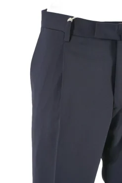 Outlet Pantalone in Lana / Blu Uomo Pantaloni