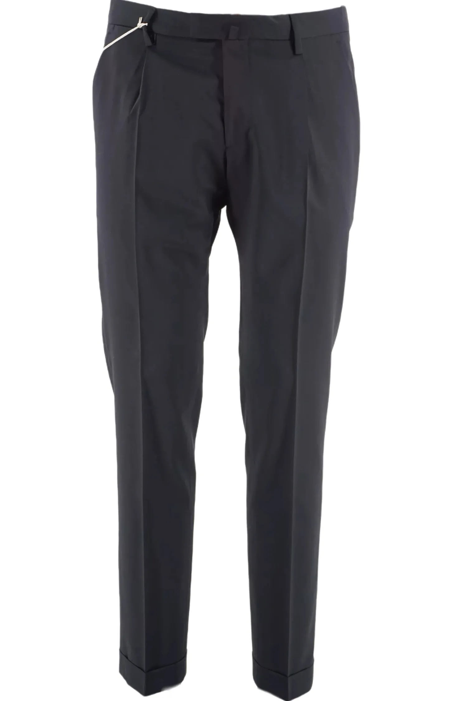 Online Pantalone in Lana / Nero Uomo Pantaloni