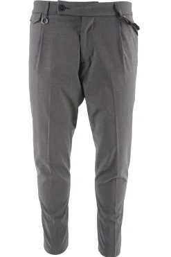 Discount Pantalone in Lana con Pinces / Uomo Pantaloni