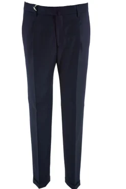 Hot Pantalone in Lana e Cachemire / Blu Uomo Pantaloni