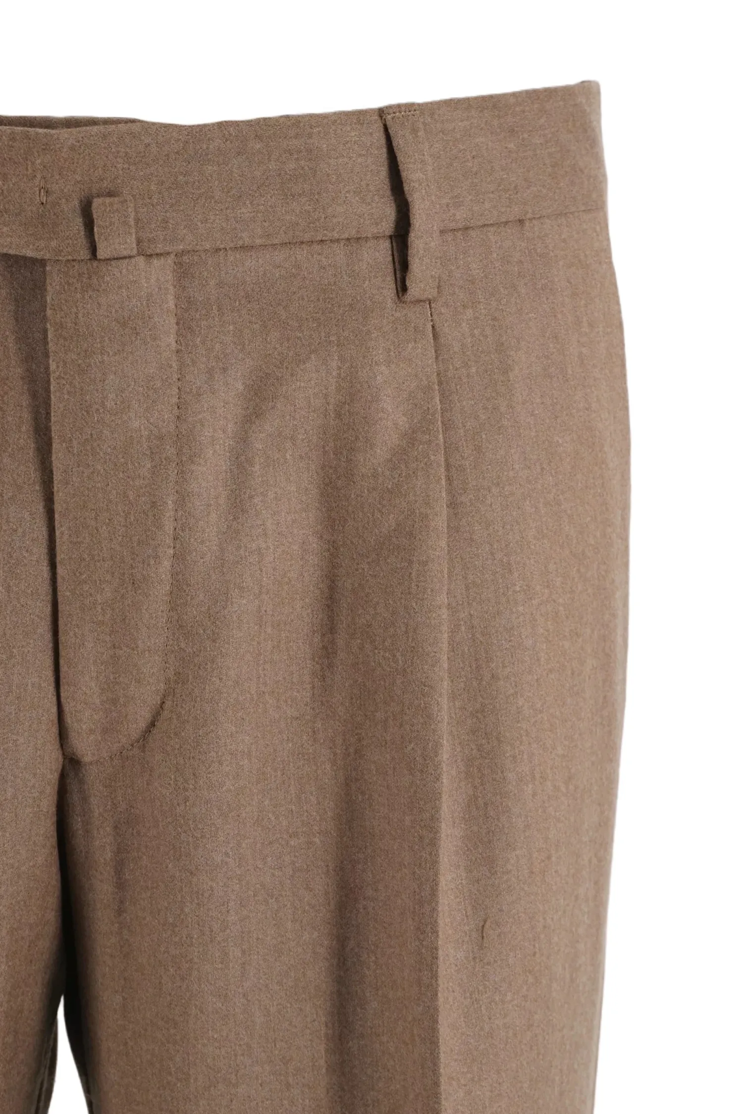 New Pantalone in Lana e Cachemire / Beige Uomo Pantaloni
